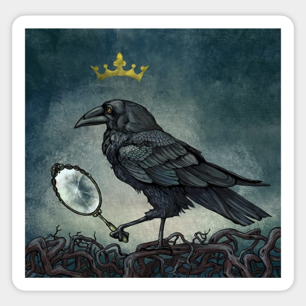 Raven King Sticker by beesants